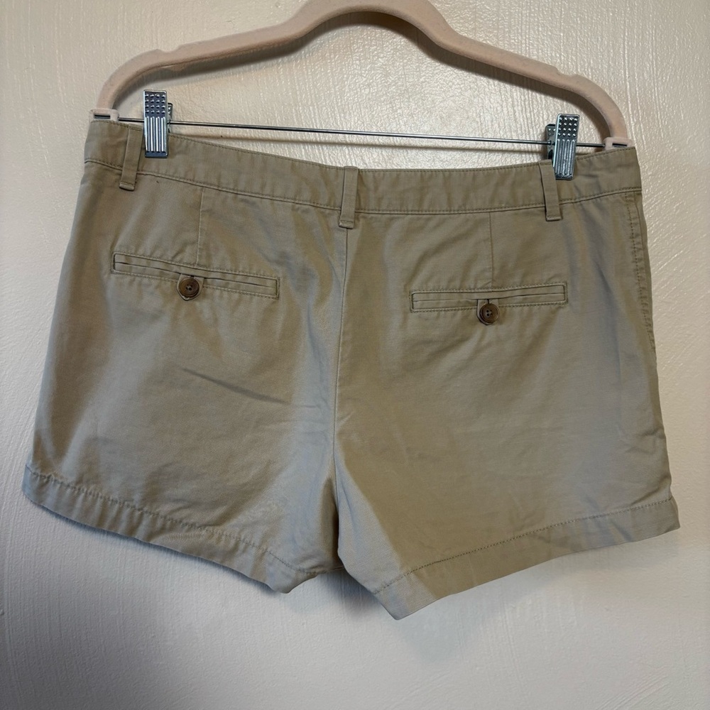 Gap Womens Shorts Chino Khaki 100% Cotton Pockets Short Tan Size 8R - Picture 5 of 7